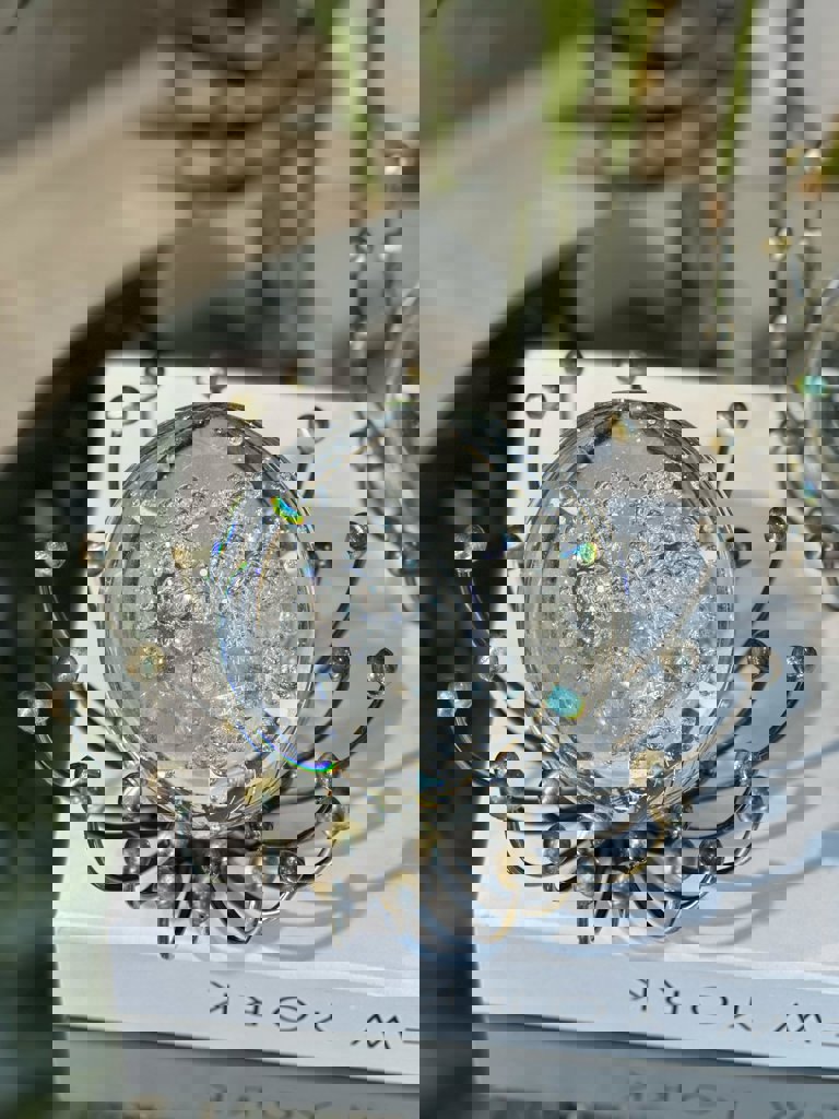 Ahtapot Eskitme Kristal Küre Tekli