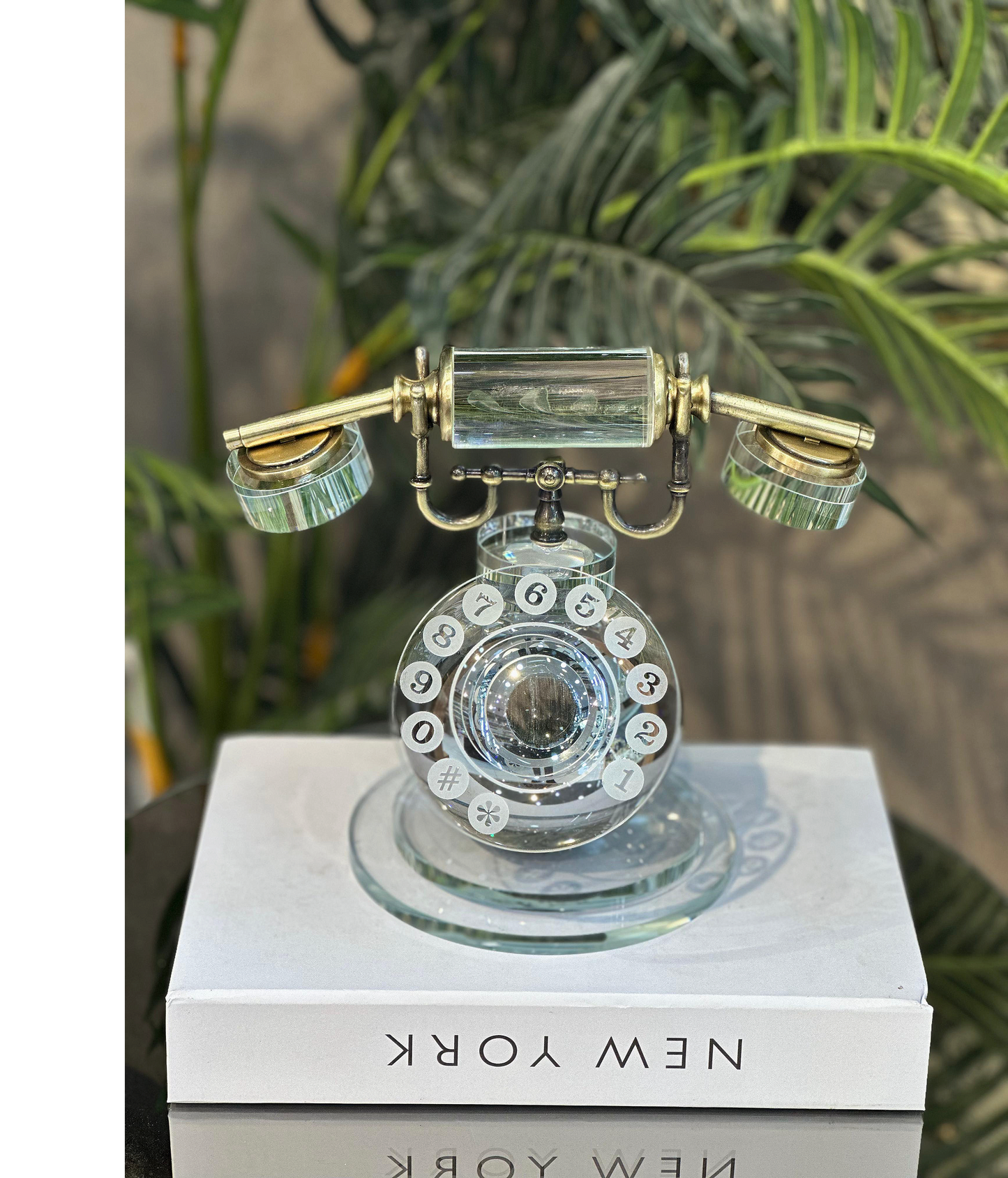 Dekoratif Kristal Telefon