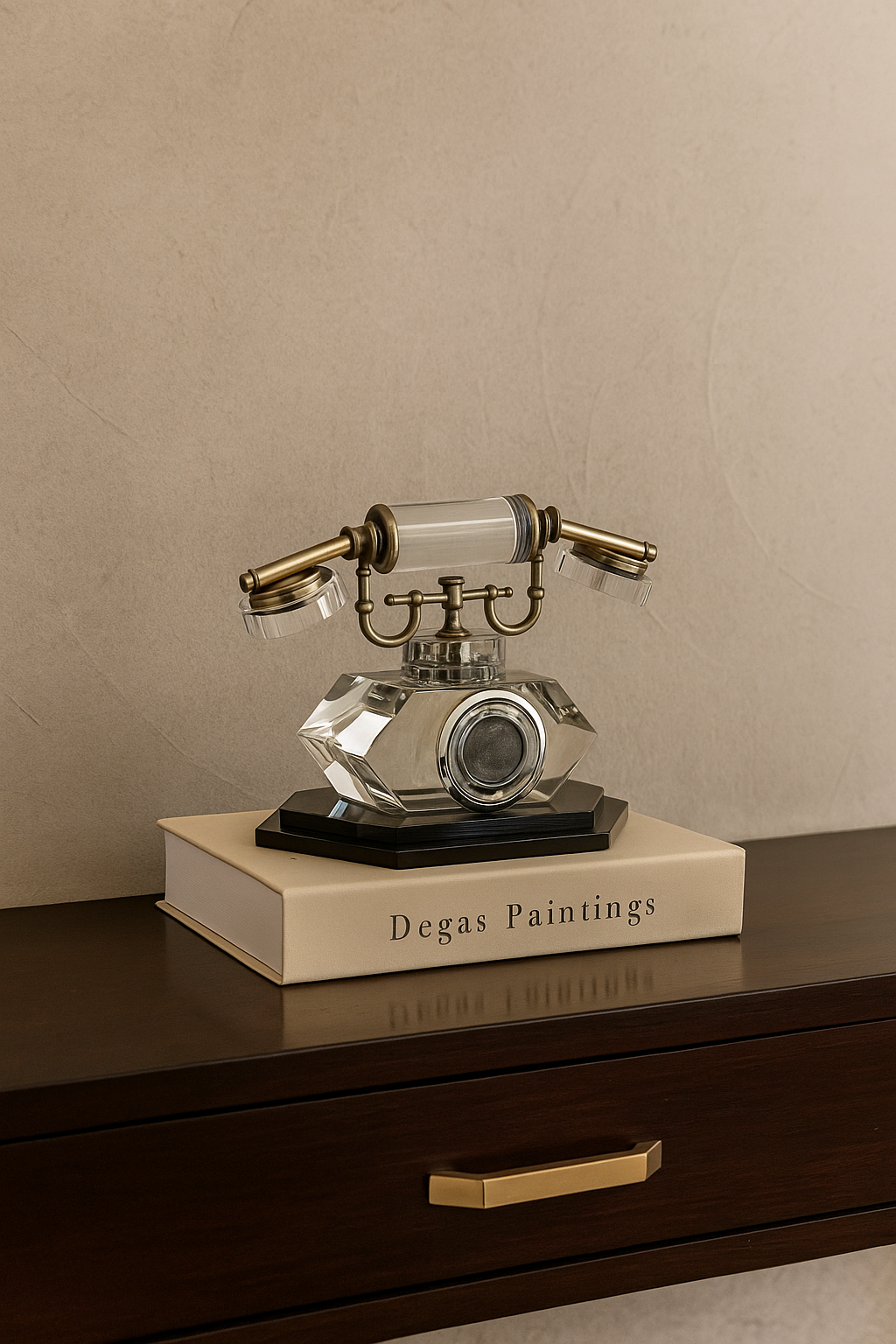 Dekoratif Kristal Telefon