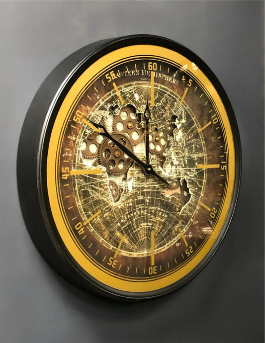 60x60 Antik Çarklı Saat No:09