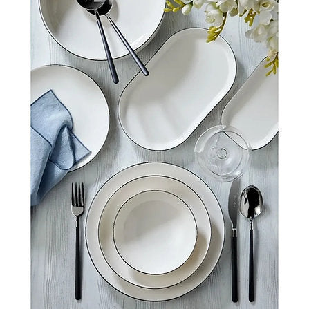 Elegant Blank 24 Parça Bone Porselen Yemek Takımı Dame Marie