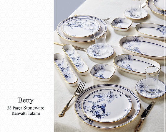 Hayat Home 38 Parça Porselen Betty Kahvaltı Takımı