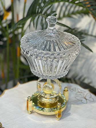 Kristal Cam Gold Şekerlik Saray Collection