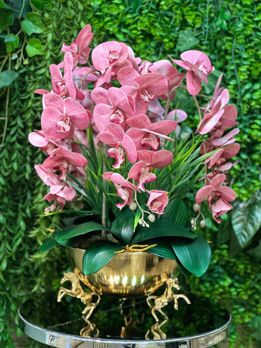 Pony Pot Orkide Gold Saksılı