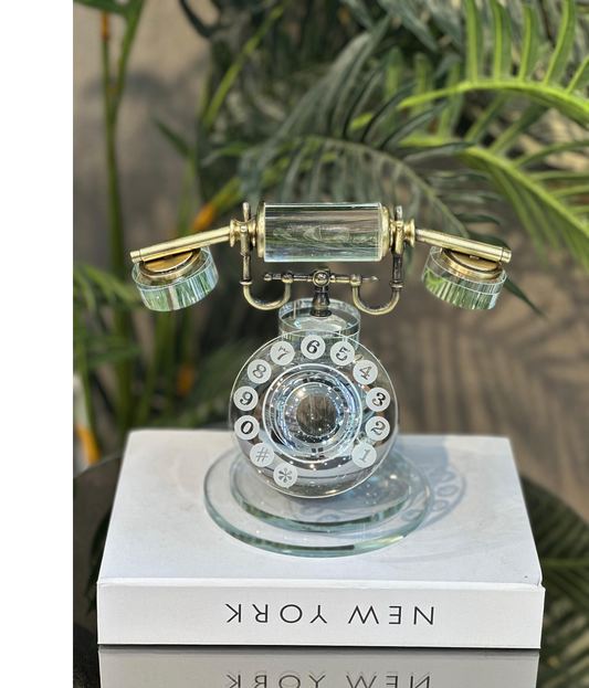 Dekoratif Kristal Telefon