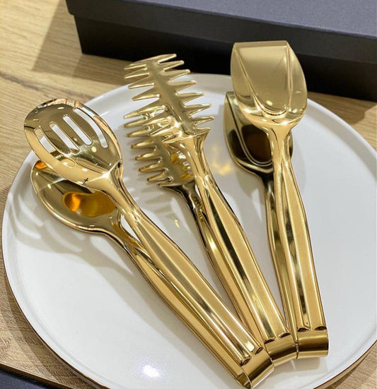 3'lü Düz Maşa Seti Gold