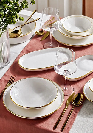 Dame Marie Stonware Rölfey Yemek Takımı