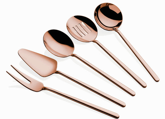 Dame Marie-Allegra Rose Gold Gümüş 5 Parça Sos Servis Seti