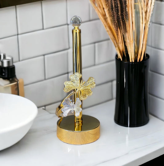 Kelebek Detaylı Rulo Gold Havluluk