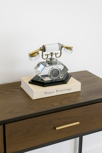Dekoratif Kristal Telefon
