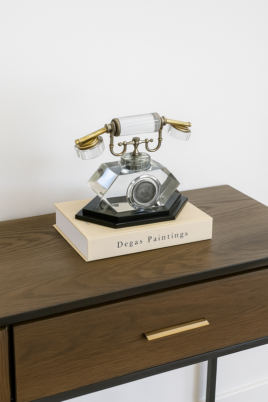 Dekoratif Kristal Telefon