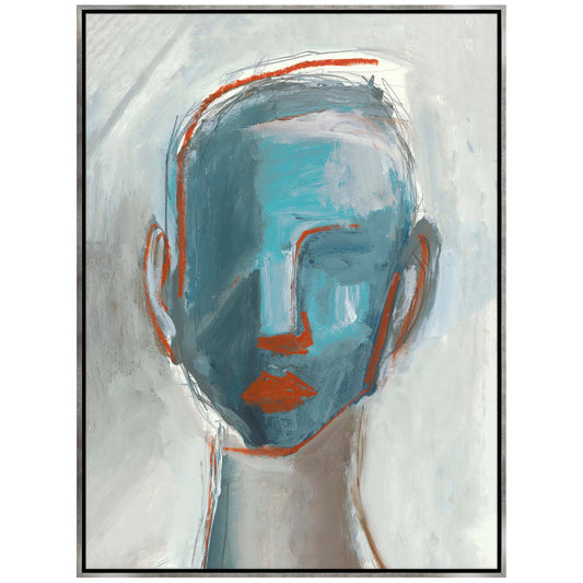 Face Time II Framed El Dokuma Tablo 60x90