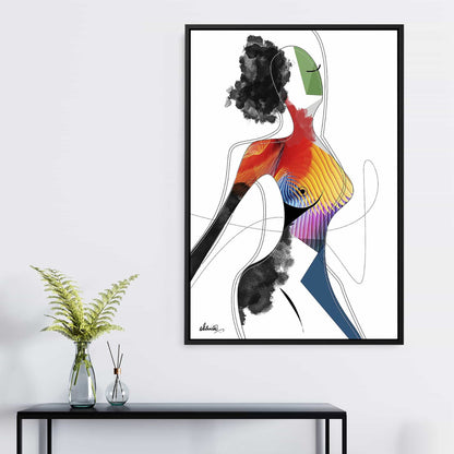 Vivid Woman El Dokuma Tablo 60x90