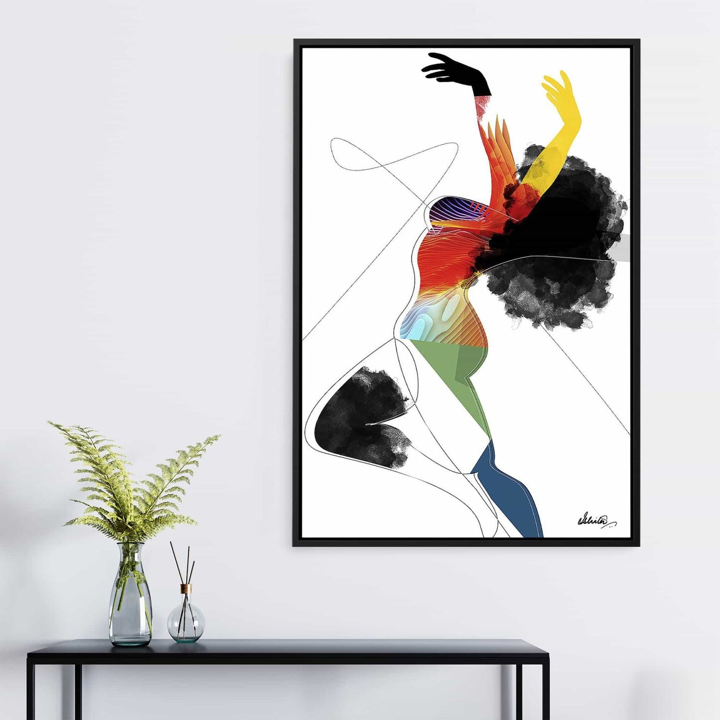 Vivid Woman - Liberated El Dokuma Tablo 60x90