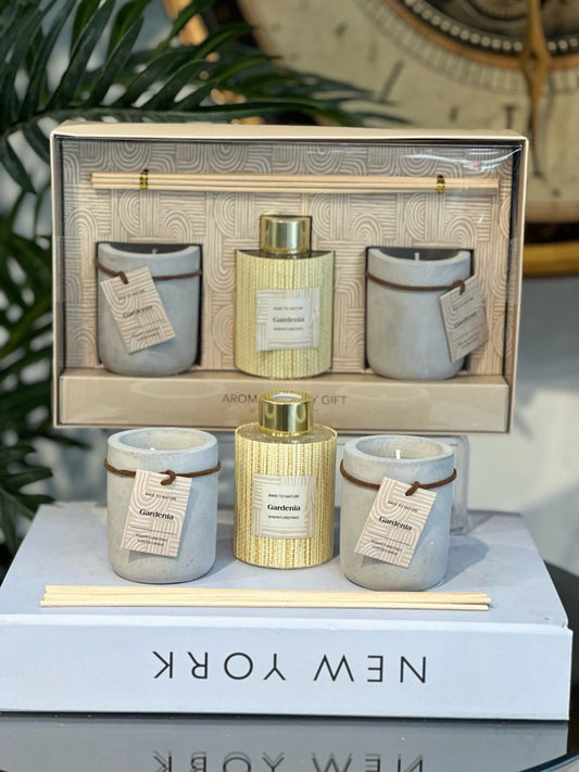Gardenia Koku ve Mum Seti